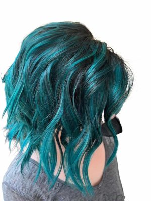 Rooted Teal Hair Color Salon in Pittsburgh, PA - CA Colors Salon & Hair Extensions